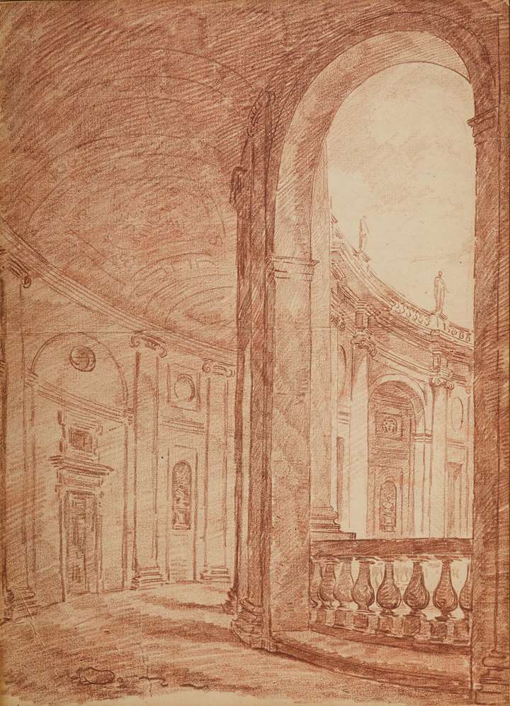 The Loggia on the Upper Floor of the Palazzo Farnese at Caprarola
